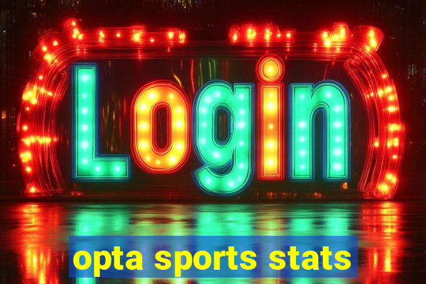 opta sports stats